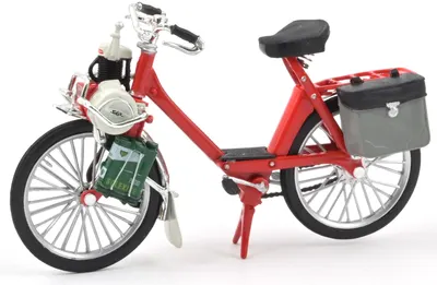 Model de colecție NOREV Modern: Bicicletă - Solex (1969) (Red)