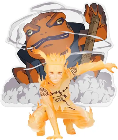 Statuetă Banpresto Animation: Naruto Shippuden - Naruto Uzumaki (Panel Spectacle), 9 cm