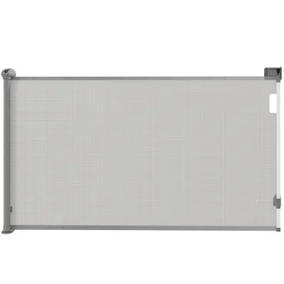 PawHut Bariera retractabila pentru caine de la 0 la 149 cm cu blocare automata - gri | Aosom Romania