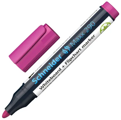 Markere Schneider Maxx - 290, pentru tablă albă și flipchart, 3 mm, violet
