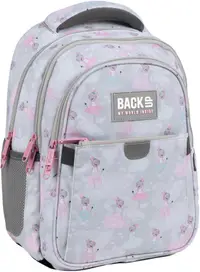 Ghiozdan școlar BackUP P - Ballerina, cu 3 compartimente