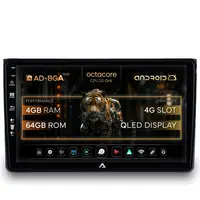 Navigatie Audi A4(B6 B7) Seat Exeo, Android, A-Octacore 4GB RAM + 64GB ROM, 9 Inch - AD-BGA9004+AD-BGRKIT425
