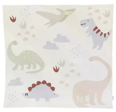 Saltea pentru călătorie și joacă Tineo - Dinosaur, 100 x 100 cm