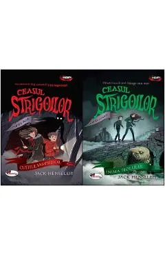 Pachet 8: Ceasul strigoilor. Cutitul vampirilor + Inima trolului