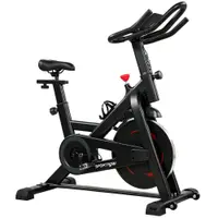 Bicicletă SPORTNOW pentru Acasă, Stativă cu Aplicație, Rezistență Magnetică 0-100% | Aosom Romania