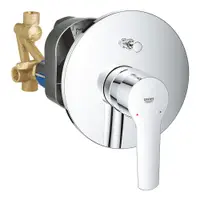 Baterie cada Grohe Start 23558002, 1/2, incastrat, 2 iesiri, diverter, monocomanda, Crom