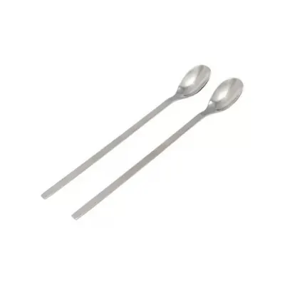 Linguri Lungi din Inox pentru Iaurt / Latte, Perfect Home, 2 Bucati