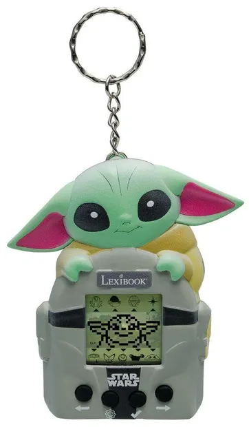 Mini consolă de jocuri Lexibook - Star Wars, My Best-E, Grogu, cu 3 jocuri