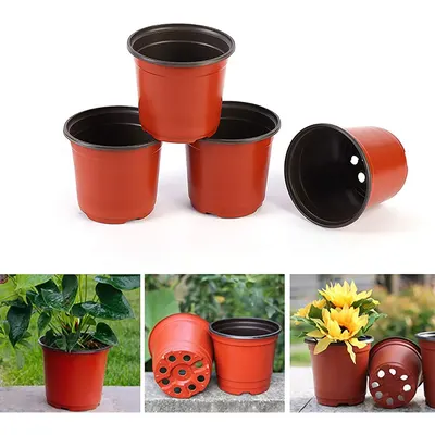 Ghiveci Rasaduri Mediu din plastic D15cm pentru Plante 15 x 13 cm /flori/ legume diverse culori