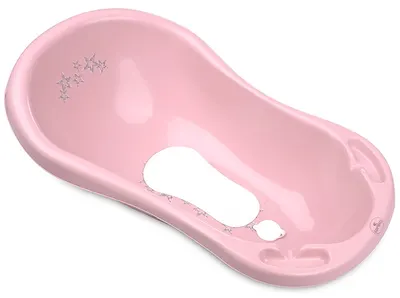 Cadita pentru bebelusi cu scurgere Lorelli - Little stars, 84 cm, roz