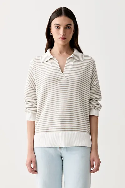 Barbour pulover pentru femei din bumbac Aylesby