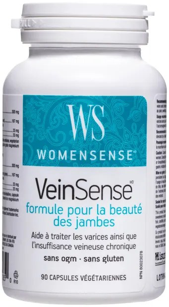 WomenSense VeinSense, 90 vege capsule, Natural Factors