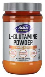 Sports L-Glutamine Powder, 454 g, Now