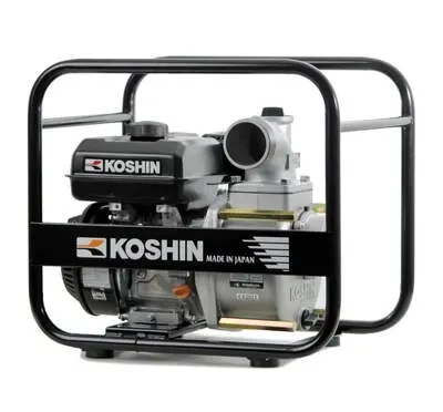 Motopompa ape semimurdare KOSHIN STV-80X-BAA motor Koshin K180 Ø 80 mm debit 54 mc/h