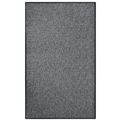 vidaXL Covoraș de ușă, gri, 90x150 cm