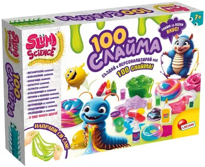 Trusă creativă Lisciani Slumi Science - Fă-ți singur 100 de slimes