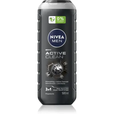 NIVEA MEN Active Clean gel de duș pentru barbati 500 ml