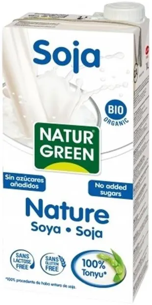 Băutură bio de soia, fără zahăr adăugat, 1 l, NaturGreen