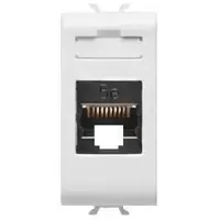 Priza date RJ45 CAT5E FTP 1M Gewiss Chorus GW10422, alb