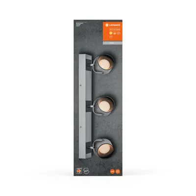 Spot LED triplu ajustabil Ledvance DECOR JUPITER, 16.5W, 1500 lm, lumina calda (3000K), IP20, 500x155x83mm, metal/policarbonat