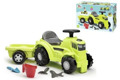 Tractor ride on cu remorca Ecoiffier 85 cm