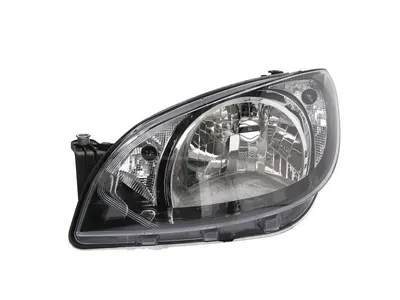 Far fata Stanga (H4, electric, fara motoras, culoare insert: negru, culoare semnalizator: alb) potrivit SKODA CITIGO, E-CITIGO
