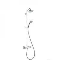Sistem de dus Hansgrohe Croma 160, termostat, anti-calcar si anti-oparire, crom lucios
