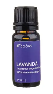 Ulei esential pur de lavanda (lavandula angustifolia), 10ml, Sabio