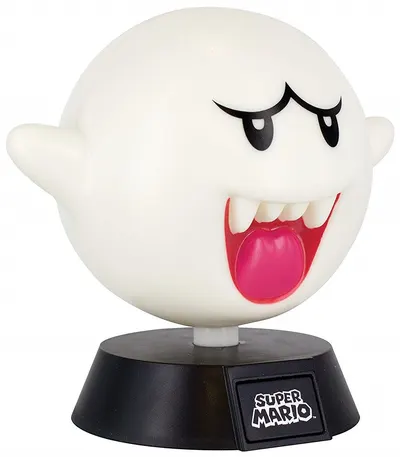 Mini Lampa Paladone Nintendo Super Mario - Boo, 10 cm