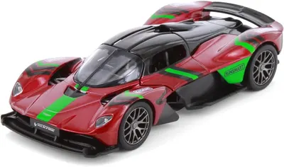 Mașină metalică Kinsmart - Aston Martin Valkyrie Livery Edition, 1:36, bordo