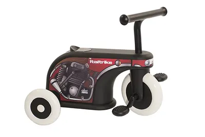 Tricicleta pentru copii Italtrike La Cosa Chopper cu roti din cauciuc, compartiment depozitare, varsta 1-3 ani