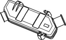 Racord evacuare (lungime:820mm) potrivit SCANIA P,G,R,T DC16.04-DC16.22 03.04