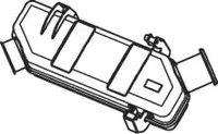Racord evacuare (lungime:820mm) potrivit SCANIA P,G,R,T DC16.04-DC16.22 03.04