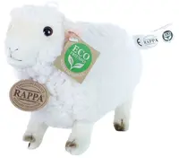 Jucărie de pluș Rappa Eco Friends - Oaie, în picioare, 20 cm