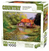 Puzzle KS Games din 1000 piese- Lângă moară în Hampshire