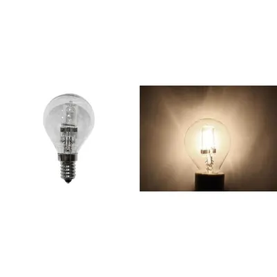 Bec ECO sferic E14 E14 E14 E14 42W (=60w) clar L 80mm