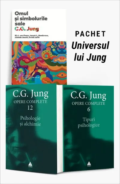 Pachet Universul lui Jung . Omul și simbolurile sale/Psihologie și alchimie/Tipuri psihologice