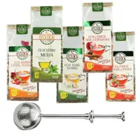 Esential Tea Kit – Infuzor inox PUSH si 5 ceaiuri 5 O’Clock Tea