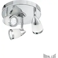 Plafoniera Faro 3 becuri, dulie GU10, D:210 mm, H:120 mm, Crom