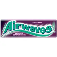 Airwaves Cool Cassis guma de mestecat cu arome de mentol si coacaze negre 10 buc 14 g, 30 bucati Engros