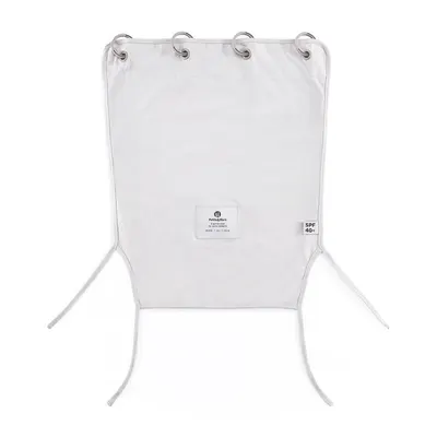 Parasolar textil, Petite&Mars, Din Bumbac, Pentru soare si vant, Universal, Protectie UV SPF40+, Potrivit pentru carucioare si scaune auto, 45 × 51 cm, Champagne
