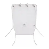 Parasolar textil, Petite&Mars, Din Bumbac, Pentru soare si vant, Universal, Protectie UV SPF40+, Potrivit pentru carucioare si scaune auto, 45 × 51 cm, Champagne