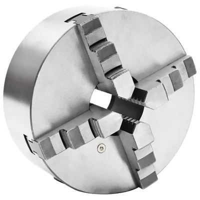 vidaXL Mandrină de strung cu 4 fălci, 200 mm, oțel K12 200