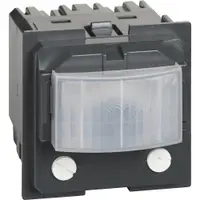 Intrerupator cu senzor de miscare pasiv cu raze infrarosii Bticino Living Now K4432, negru, alb