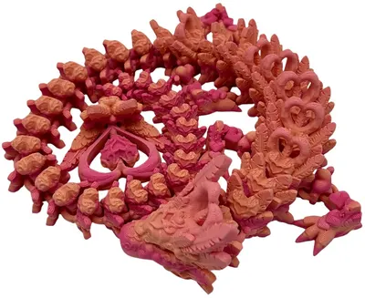 3D Print 3D Morph Lab - Dragon, Light heart, gradient