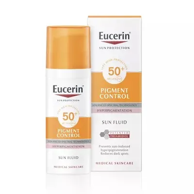 Cremă de față cu SPF 50+ Pigment Control Sun Protection, 50 ml, Eucerin