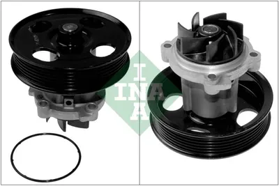 Pompa Apa cu Garnitura Potrivit Alfa Romeo Mito; Chevrolet Aveo; Citroen Nemo, Nemo Minivan; Fiat 500, 500 C, 500l, 500x, Doblo, Doblo Cargo, Doblo Minivan, Fiorino, Fiorino Minivan 1.3d 06.03