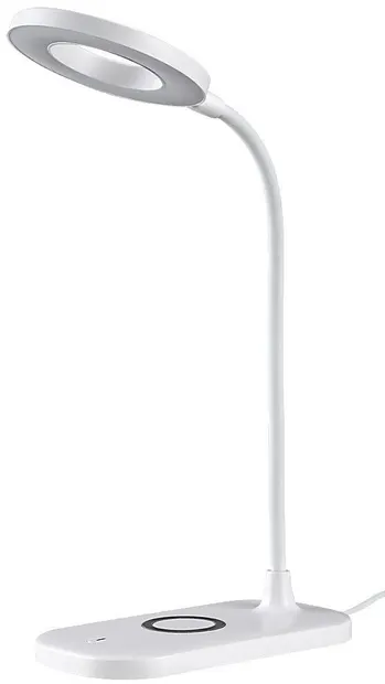 LED lampă cu încărcător wireless Rabalux - Hardin, IP20, 5W, 210-720 lm, alb