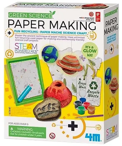 Set creativ 4M - Știință verde, hârtie reciclată