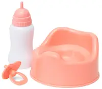 Set de păpuși Micki - Biberon, oliță și suzetă
